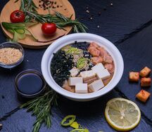 Суп Мисо с лососем