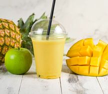 Манго-ананас-яблоко