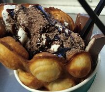 Гонконгская вафля Шокобум с мороженым