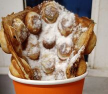 Гонконгская вафля с запеченым m&ms