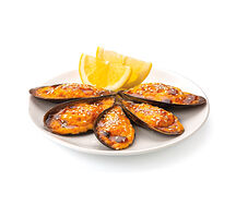 Запеченные мидии