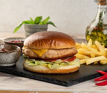 Бургеры говяжий с фри