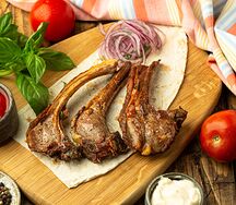 Шашлык из бараньей корейки