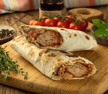 Люля куриный в лаваше бурум