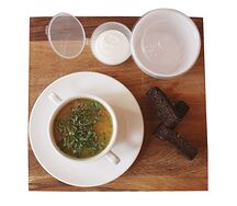 Суп гороховый с копчёностями