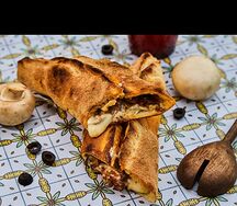 С курицей и грибами