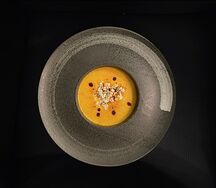 Тыквенный крем-суп с брынзой