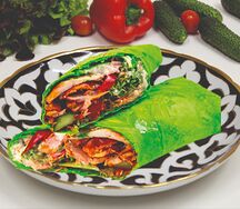 Шаурма в чесночном лаваше