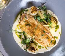 Филе камбалы в сливочном соусе