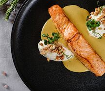 Лосось на гриле 