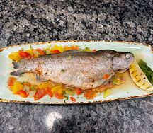 Форель радужная на пару