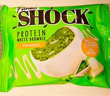 Протеиновый брауни Белый шоколад и фисташка