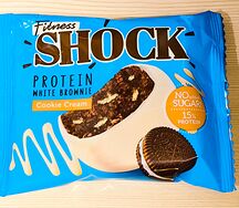 Протеиновый брауни в белом шоколаде Печенье-крем