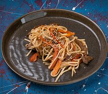 Тори удон с курицей
