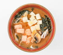 Мисо суп с лососем