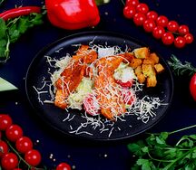 Салат Цезарь с курицей