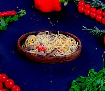 Паста с шампиньонами