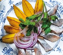 Селёдочка с запеченным картофелем