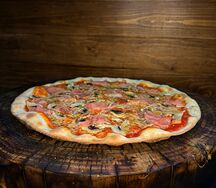 С ветчиной и грибами