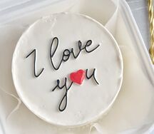 Бенто-торт I love you