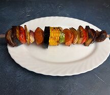 Овощной шашлык
