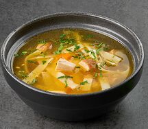 Лапша домашняя с курицей