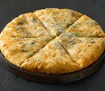 Хачапури по-мегрельски с сыром дорблю