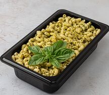 Макароны с соусом песто