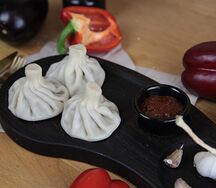 Хинкали со свининой и говядиной 3