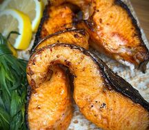 Шашлык из семги