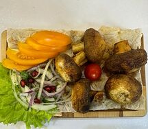 Шашлык из шампиньонов