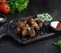 Шашлык из бараньих семечек