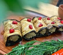 Баклажаны с грецкими орехами