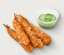 Креветки с хвостом в панировке