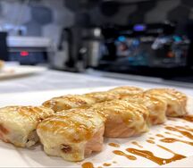 Запеченный ролл Филадельфия