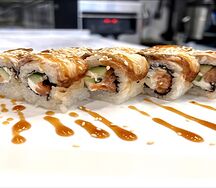 Ролл Канада с угрем