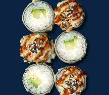 Ролл с гребешком