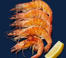 Шашлычок из королевских креветок