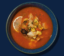 Солянка из трех видов рыб