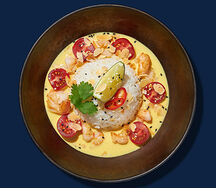 Креветки карри в кокосовом молоке