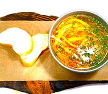 Суп Куриный с домашней лапшой