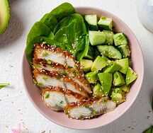 Поке с копченным угрем