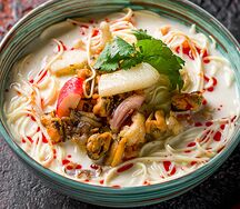 Рамен кимчи с морепродуктами