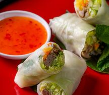 Весенний ролл с креветками