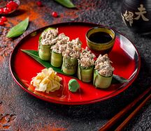 Острый гункан с уткой