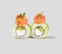 Ролл тартар с форелью