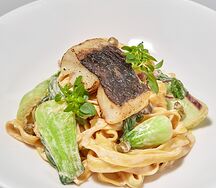 Сливочная паста с белой рыбой