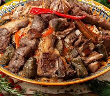 Плов Праздничный с мангал ассорти