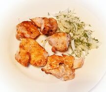 Шашлык из куриного филе