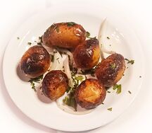 Картофель на мангале